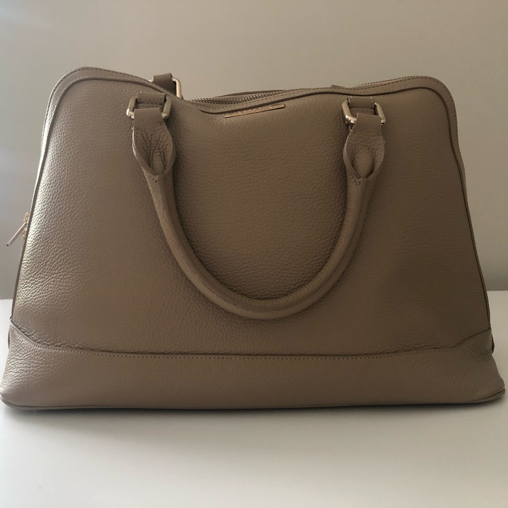 Versace Collection Beige Handbag Saffianno Print